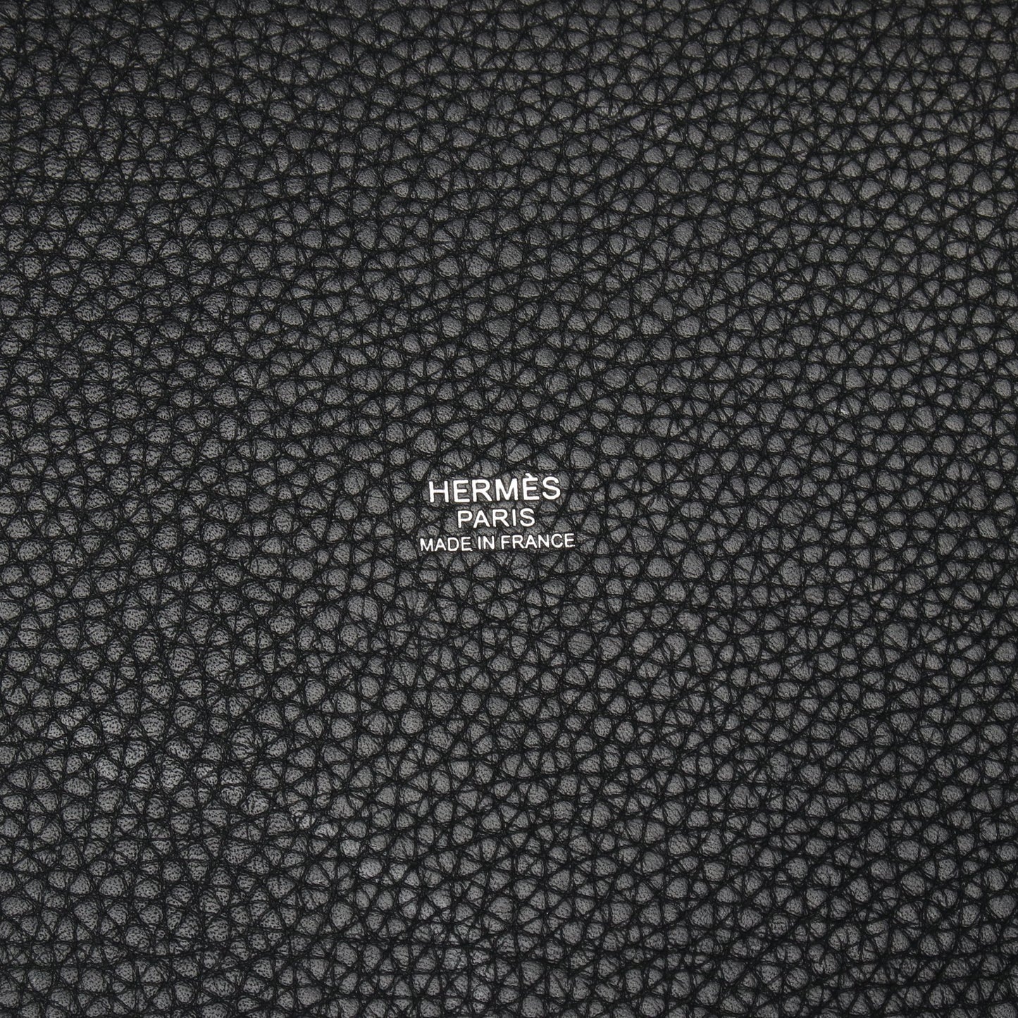 ピコタンロックMM ハンドバッグ トリヨンクレマンス ブラック シルバー金具 Z刻印 エルメス バッグ HERMES