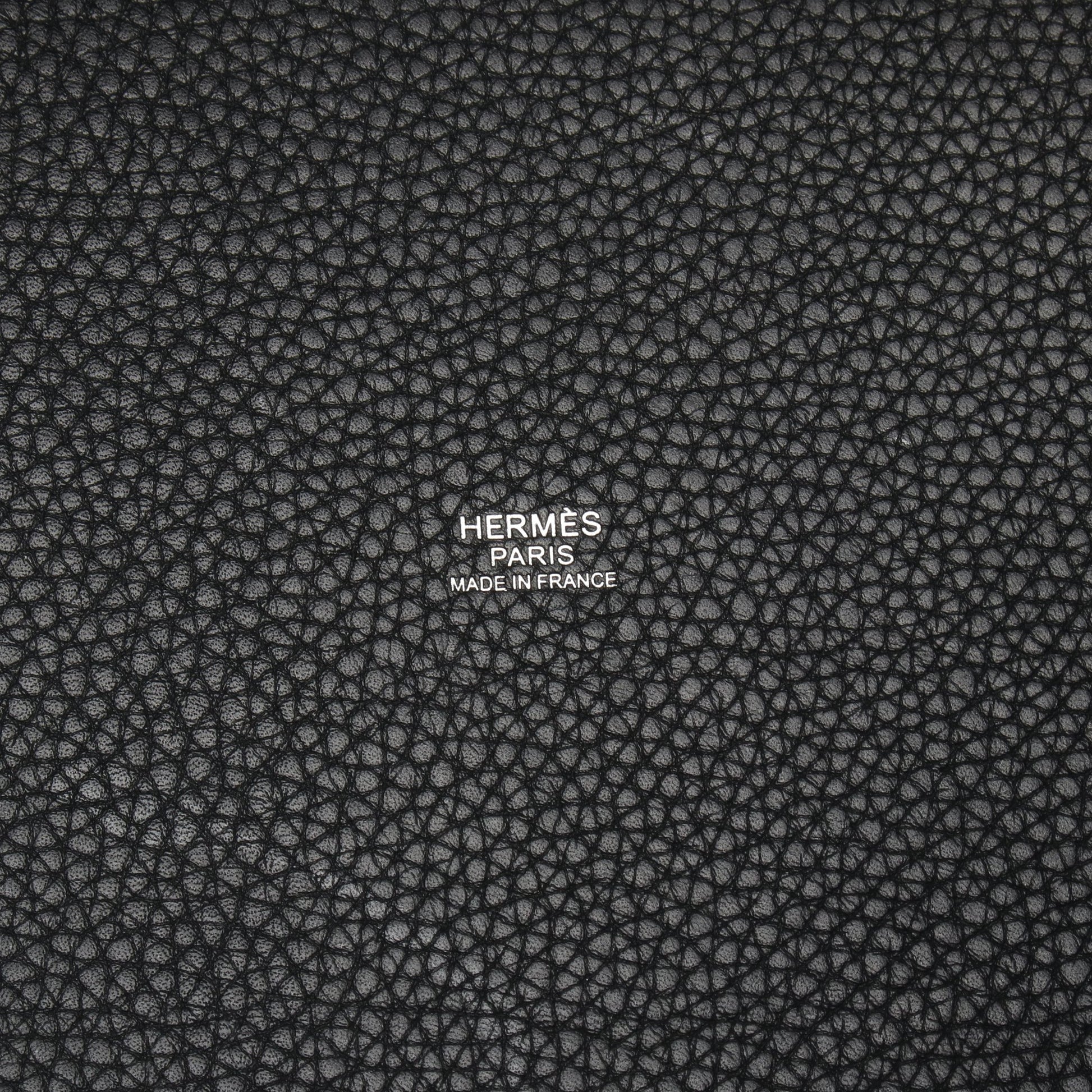 ピコタンロックMM ハンドバッグ トリヨンクレマンス ブラック シルバー金具 Z刻印 エルメス バッグ HERMES
