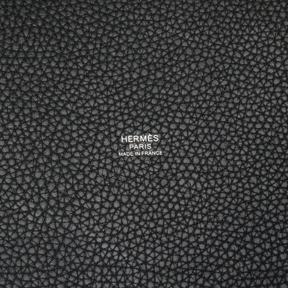 ピコタンロックMM ハンドバッグ トリヨンクレマンス ブラック シルバー金具 Z刻印 エルメス バッグ HERMES