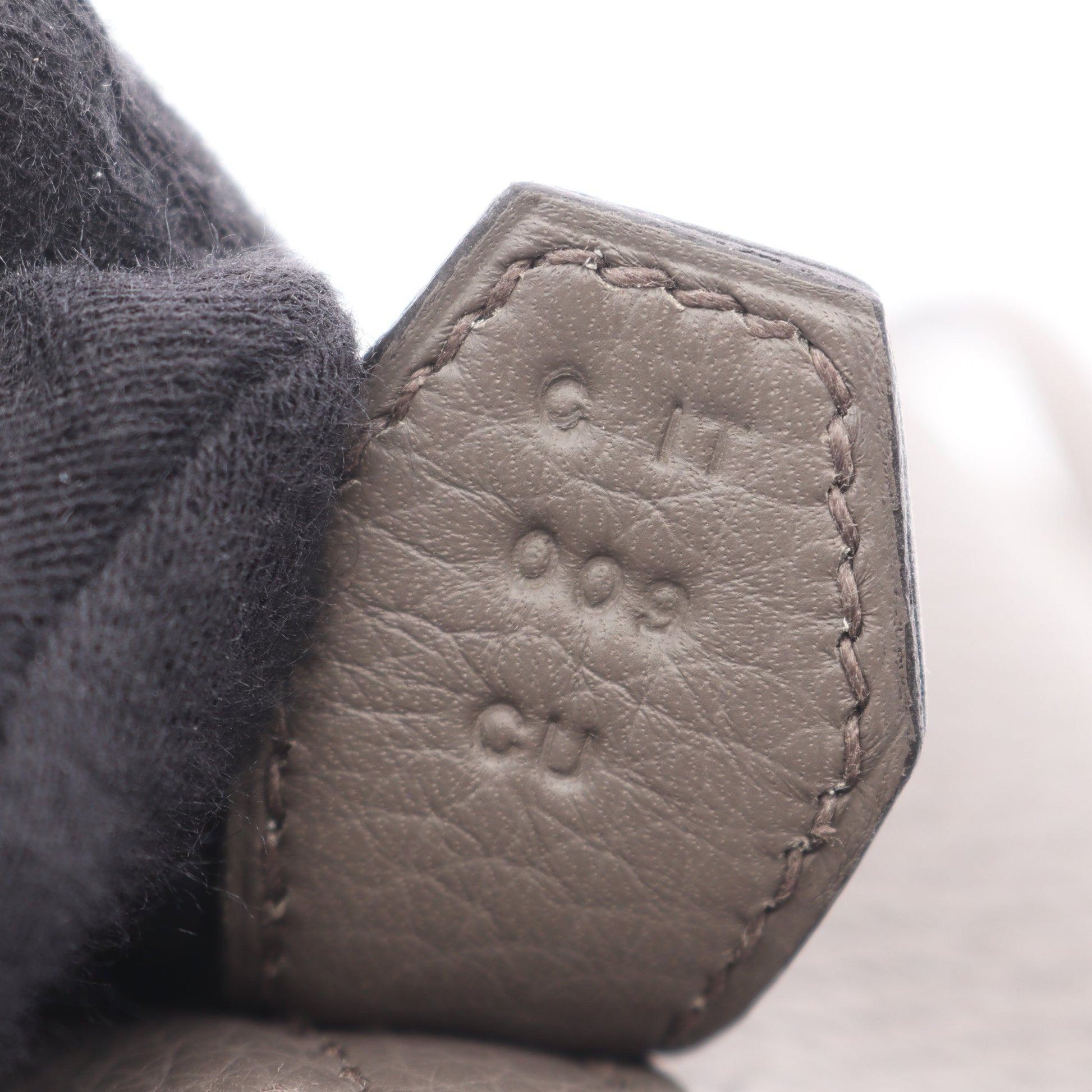 ボリード31 エタン ハンドバッグ トリヨンクレマンス グレー シルバー金具 2WAY C刻印 エルメス バッグ HERMES