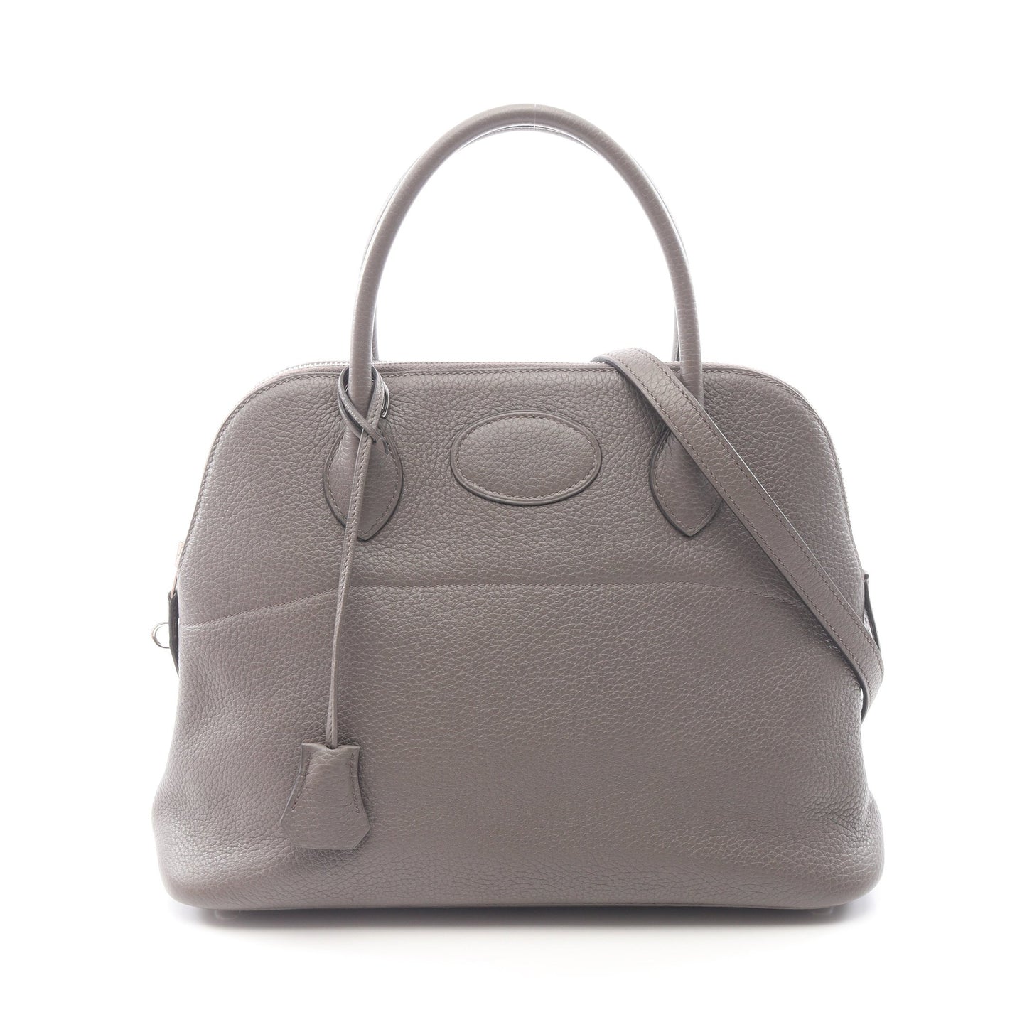 ボリード31 エタン ハンドバッグ トリヨンクレマンス グレー シルバー金具 2WAY C刻印 エルメス バッグ HERMES