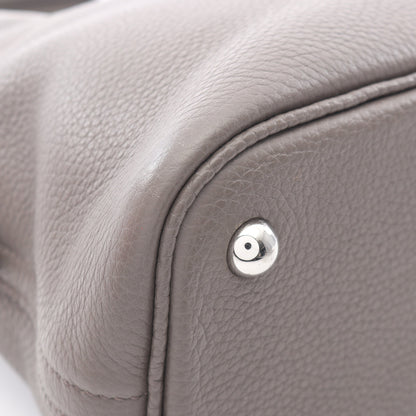 ボリード31 エタン ハンドバッグ トリヨンクレマンス グレー シルバー金具 2WAY C刻印 エルメス バッグ HERMES