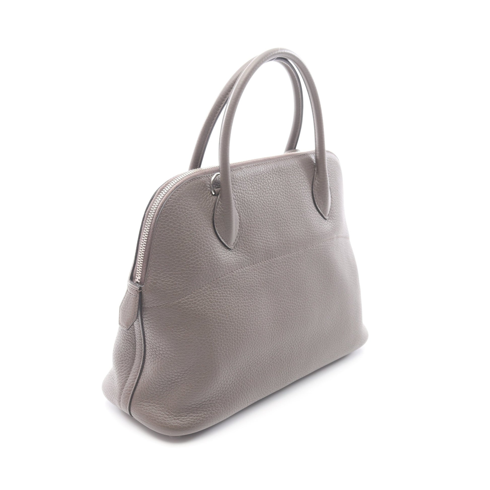 ボリード31 エタン ハンドバッグ トリヨンクレマンス グレー シルバー金具 2WAY C刻印 エルメス バッグ HERMES