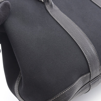ガーデンパーティTPM ハンドバッグ トートバッグ ネゴンダ トワルオフィシエ ブラック シルバー金具 2WAY □H刻印 エルメス バッグ HERMES
