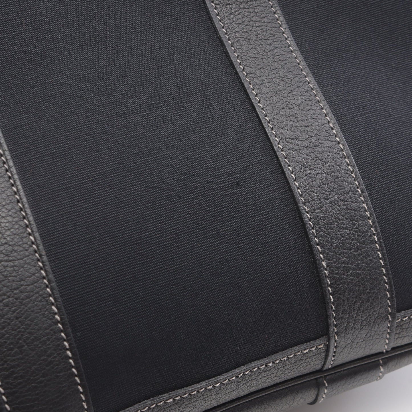 ガーデンパーティTPM ハンドバッグ トートバッグ ネゴンダ トワルオフィシエ ブラック シルバー金具 2WAY □H刻印 エルメス バッグ HERMES