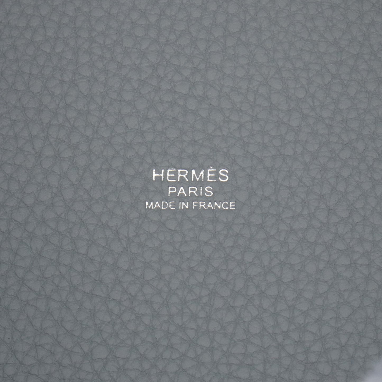 ピコタンロックPM グリパンタン ハンドバッグ トリヨンクレマンス ブルーグレー シルバー金具 K刻印 エルメス バッグ HERMES