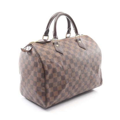 スピーディ30 ダミエエベヌ ハンドバッグ PVC レザー ブラウン ルイヴィトン バッグ LOUIS VUITTON