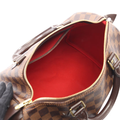 スピーディ30 ダミエエベヌ ハンドバッグ PVC レザー ブラウン ルイヴィトン バッグ LOUIS VUITTON