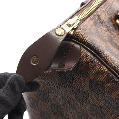 スピーディ30 ダミエエベヌ ハンドバッグ PVC レザー ブラウン ルイヴィトン バッグ LOUIS VUITTON