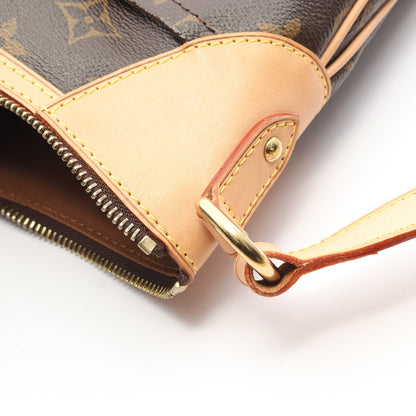 オデオンMM モノグラム ショルダーバッグ PVC レザー ブラウン ルイヴィトン バッグ LOUIS VUITTON