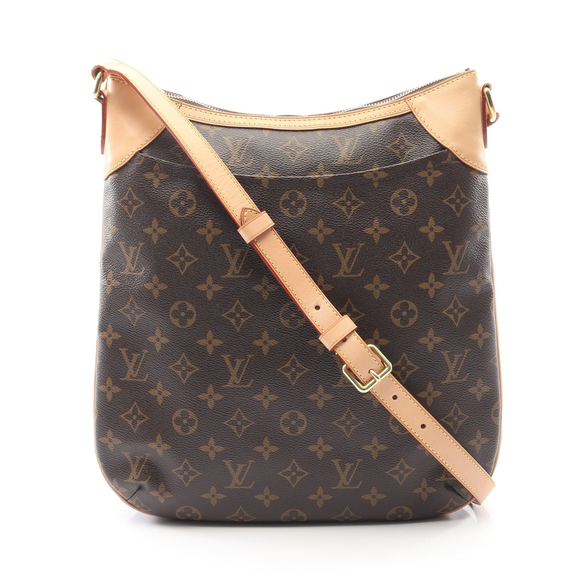 オデオンMM モノグラム ショルダーバッグ PVC レザー ブラウン ルイヴィトン バッグ LOUIS VUITTON