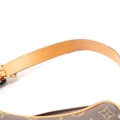 クロワッサンMM モノグラム ショルダーバッグ PVC レザー ブラウン ルイヴィトン バッグ LOUIS VUITTON