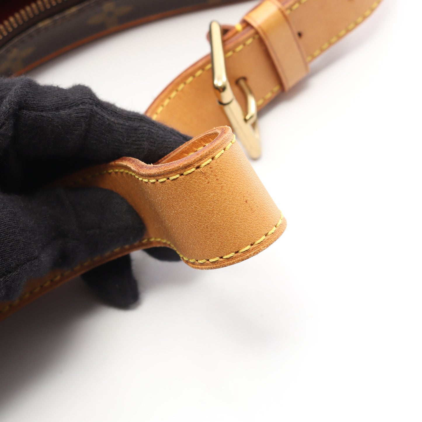 クロワッサンMM モノグラム ショルダーバッグ PVC レザー ブラウン ルイヴィトン バッグ LOUIS VUITTON