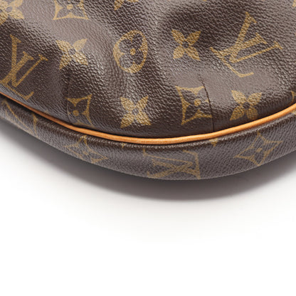クロワッサンMM モノグラム ショルダーバッグ PVC レザー ブラウン ルイヴィトン バッグ LOUIS VUITTON