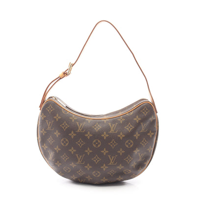 クロワッサンMM モノグラム ショルダーバッグ PVC レザー ブラウン ルイヴィトン バッグ LOUIS VUITTON