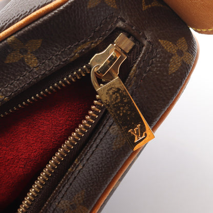 クロワッサンMM モノグラム ショルダーバッグ PVC レザー ブラウン ルイヴィトン バッグ LOUIS VUITTON