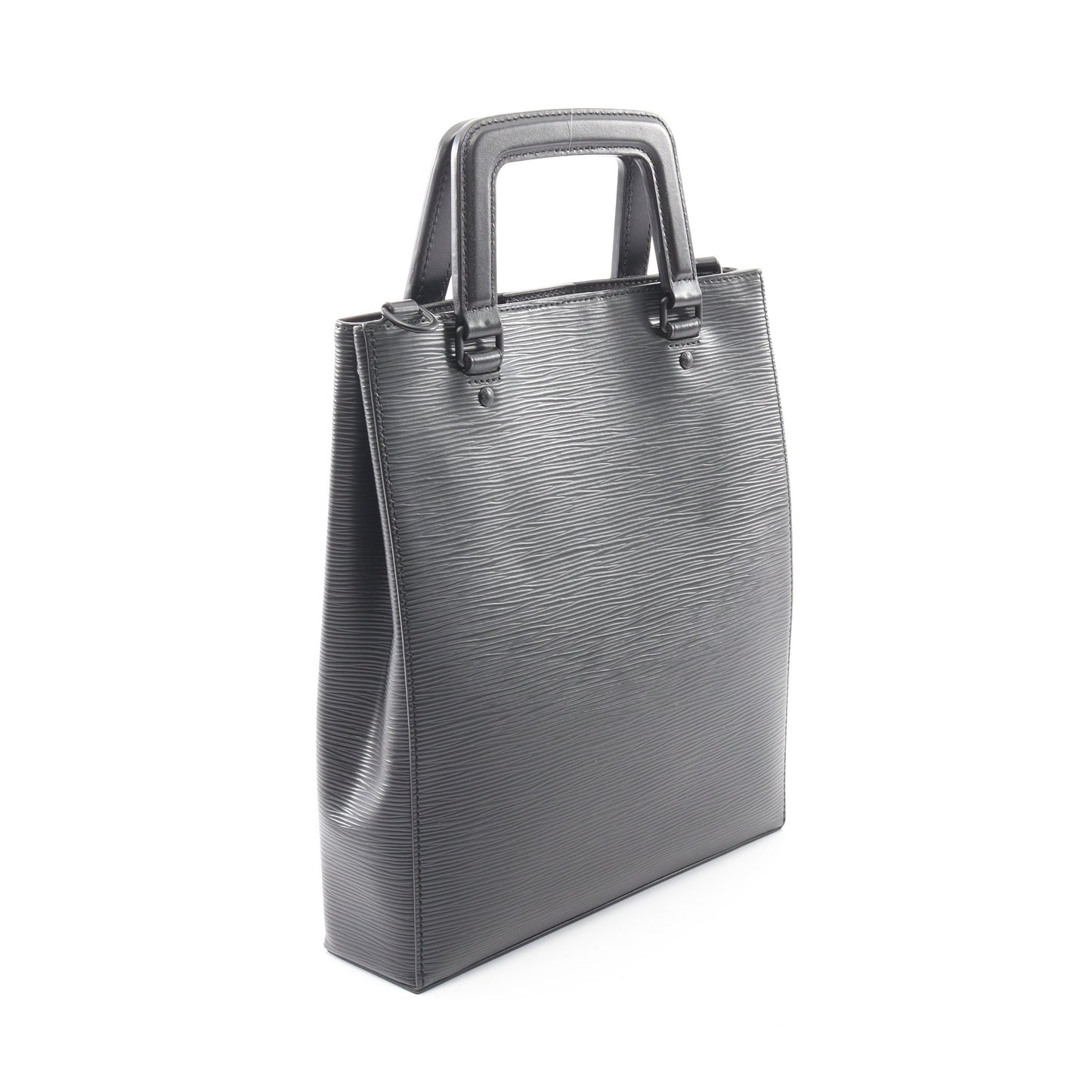 サックプラ フォールド エピ ノワール ハンドバッグ レザー ブラック 2WAY ルイヴィトン バッグ LOUIS VUITTON