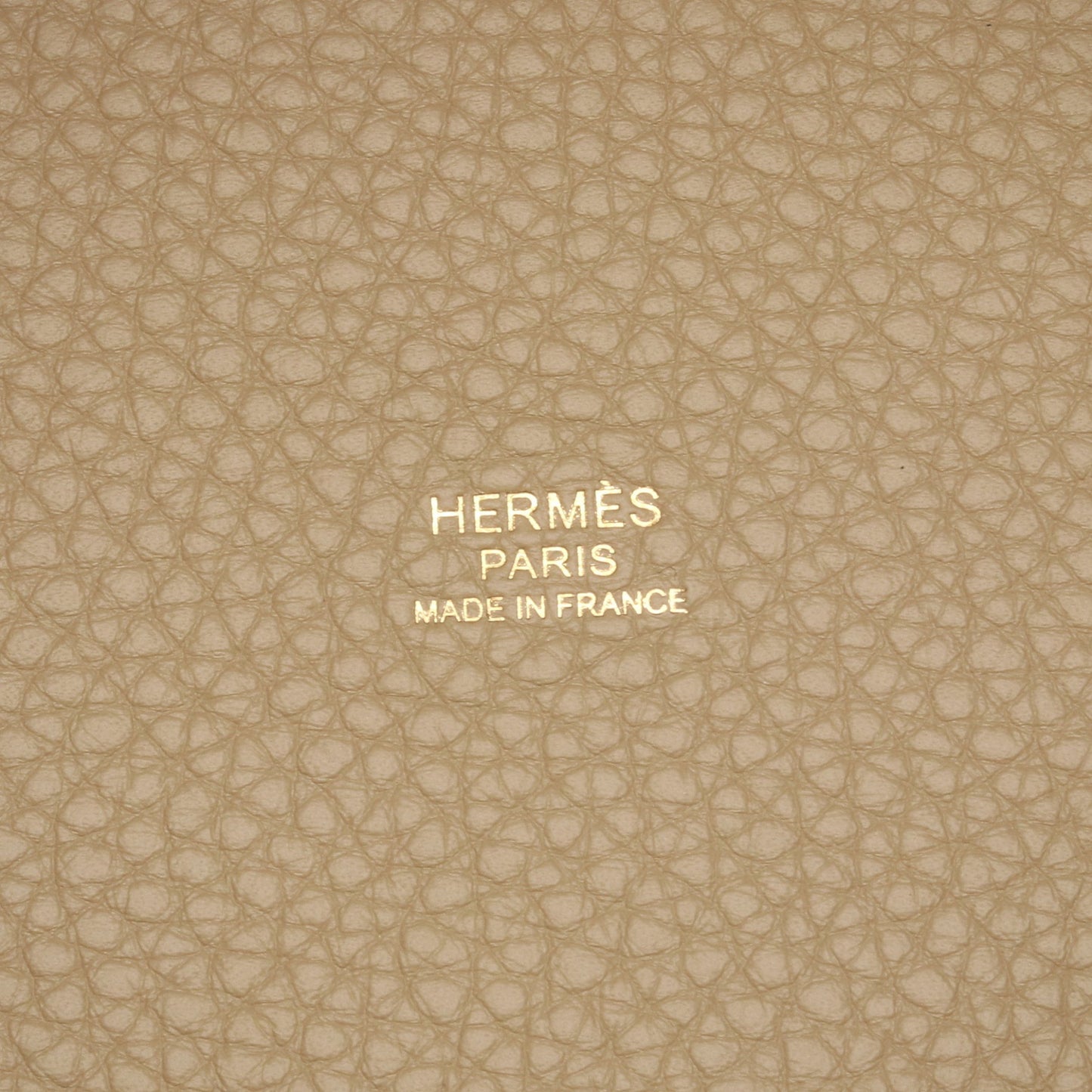 ピコタンロックPM トレンチ ハンドバッグ トリヨンクレマンス ベージュ ゴールド金具 K刻印 エルメス バッグ HERMES