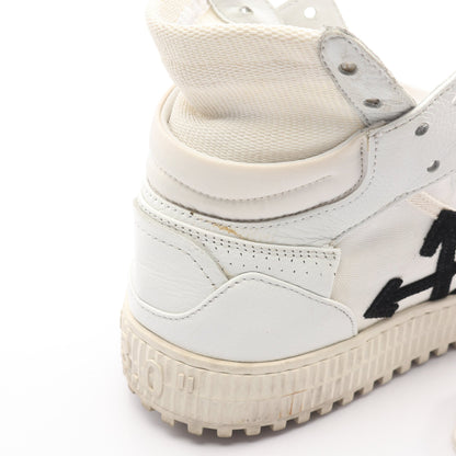 オフコート3.0 ハイカットスニーカー レザー ファブリック ホワイト オフホワイト シューズ OFF-WHITE