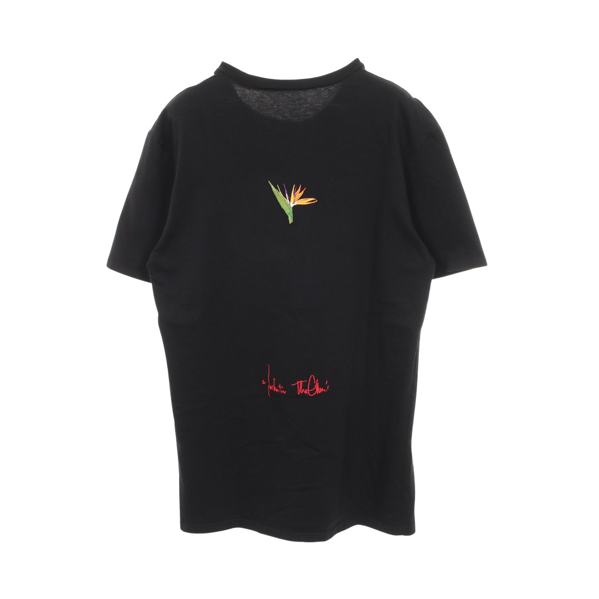 WALK A MILE IN MY SHOES 半袖Tシャツ コットン ブラック クリスチャンルブタン トップス Christian Louboutin