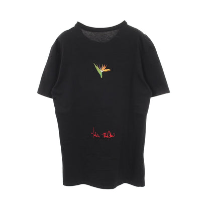 WALK A MILE IN MY SHOES 半袖Tシャツ コットン ブラック クリスチャンルブタン トップス Christian Louboutin