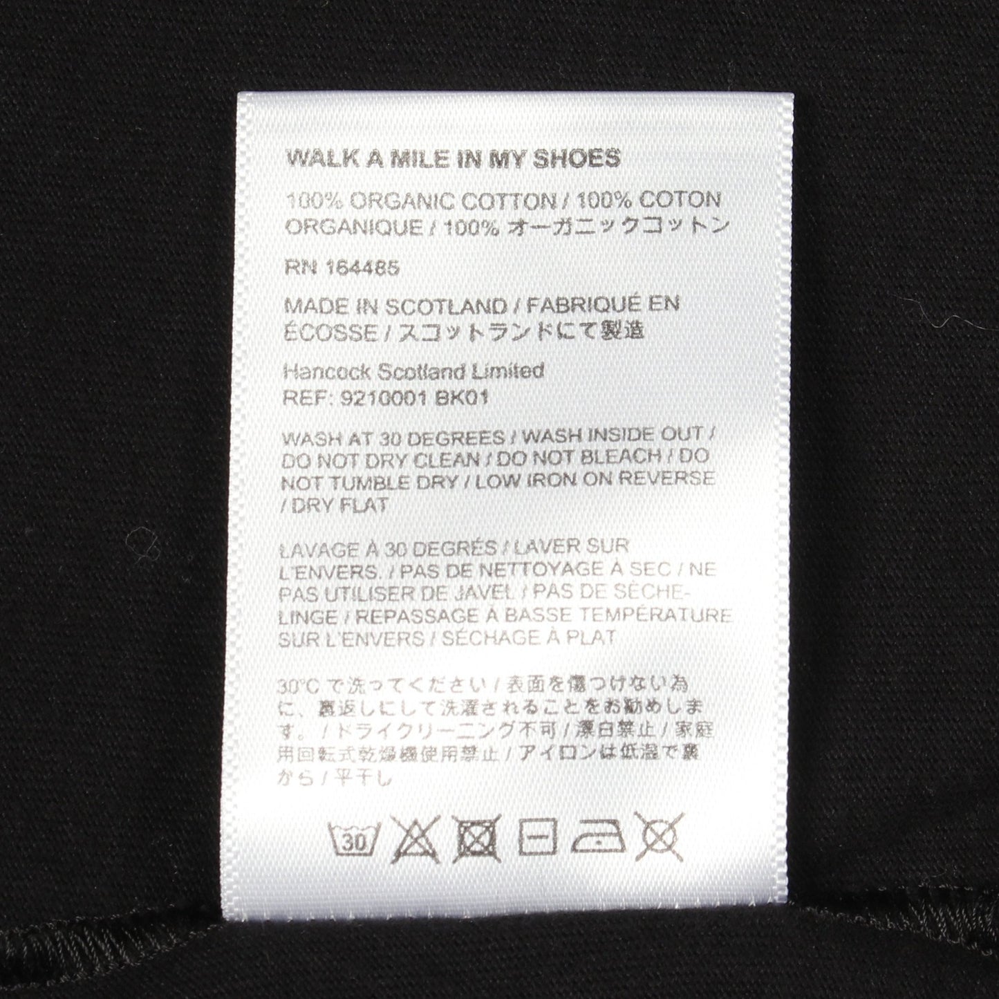 WALK A MILE IN MY SHOES 半袖Tシャツ コットン ブラック クリスチャンルブタン トップス Christian Louboutin