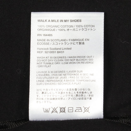 WALK A MILE IN MY SHOES 半袖Tシャツ コットン ブラック クリスチャンルブタン トップス Christian Louboutin