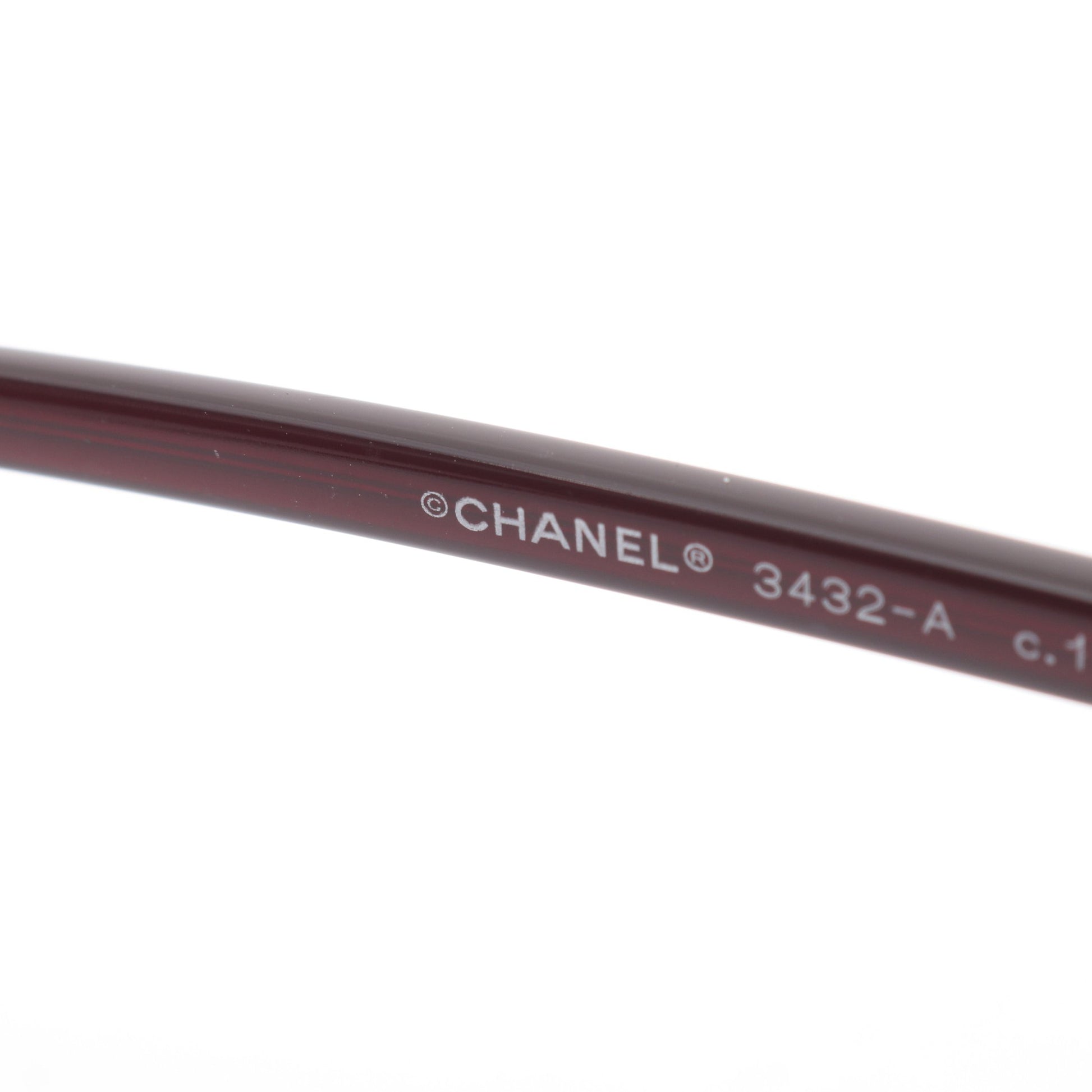 パント シェイプ オプティカル ココマーク伊達 メガネ 眼鏡 レッド シャネル 財布・小物 CHANEL