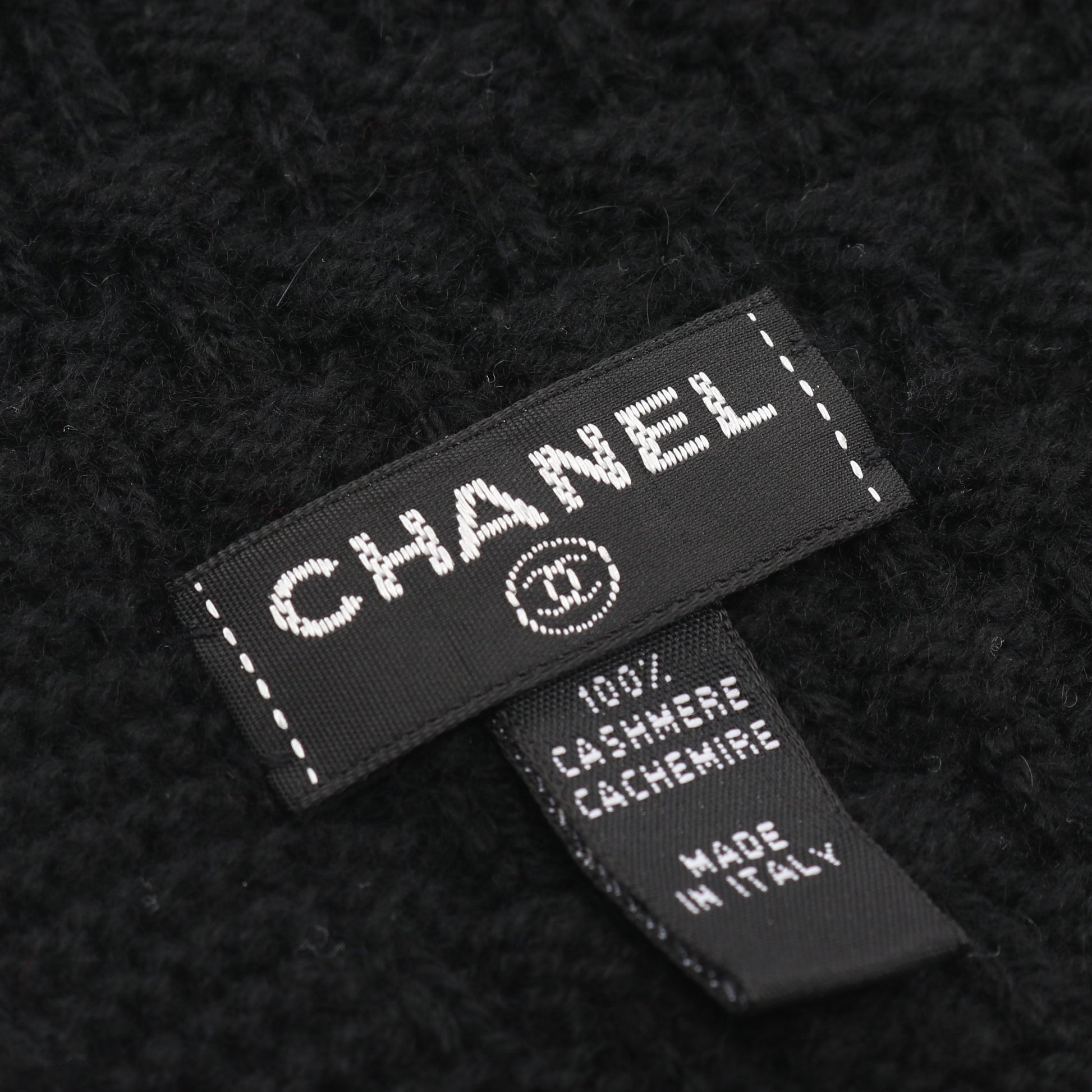 ココマーク マフラー カシミヤ ブラック シャネル 財布・小物 CHANEL