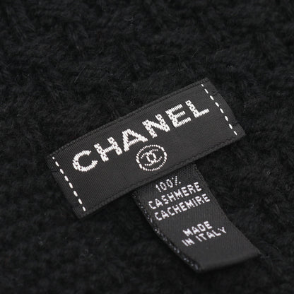 ココマーク マフラー カシミヤ ブラック シャネル 財布・小物 CHANEL