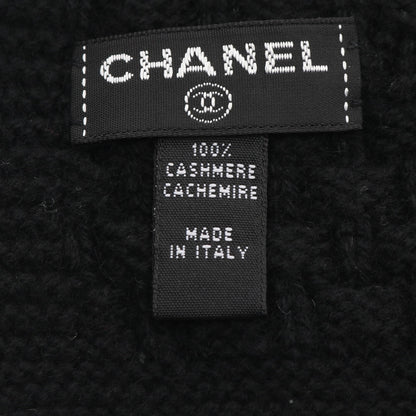 ココマーク マフラー カシミヤ ブラック シャネル 財布・小物 CHANEL