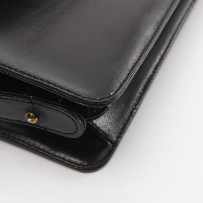 ショルダーバッグ レザー ブラック 馬車金具 セリーヌ バッグ CELINE
