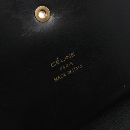 ショルダーバッグ レザー ブラック 馬車金具 セリーヌ バッグ CELINE