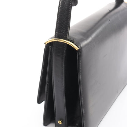 ショルダーバッグ レザー ブラック 馬車金具 セリーヌ バッグ CELINE