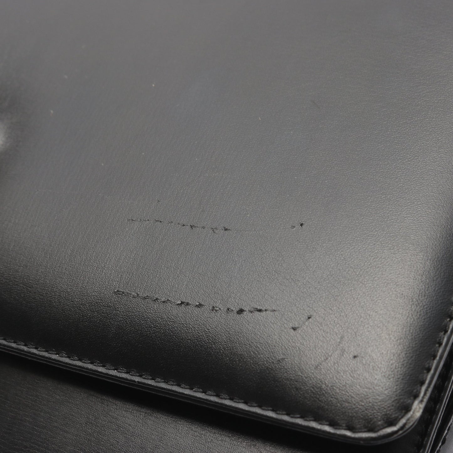 ショルダーバッグ レザー ブラック 馬車金具 セリーヌ バッグ CELINE