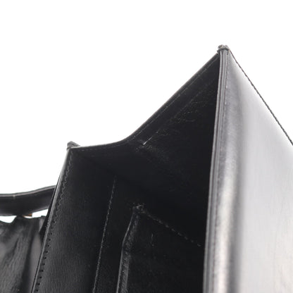 ショルダーバッグ レザー ブラック 馬車金具 セリーヌ バッグ CELINE