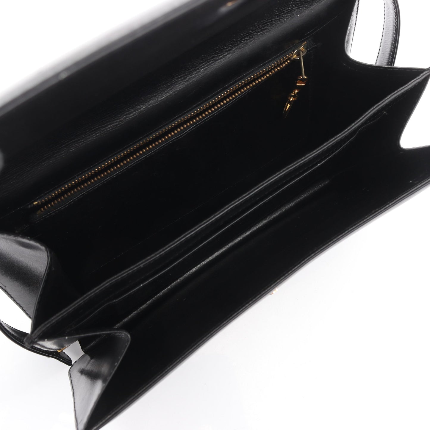 ショルダーバッグ レザー ブラック 馬車金具 セリーヌ バッグ CELINE