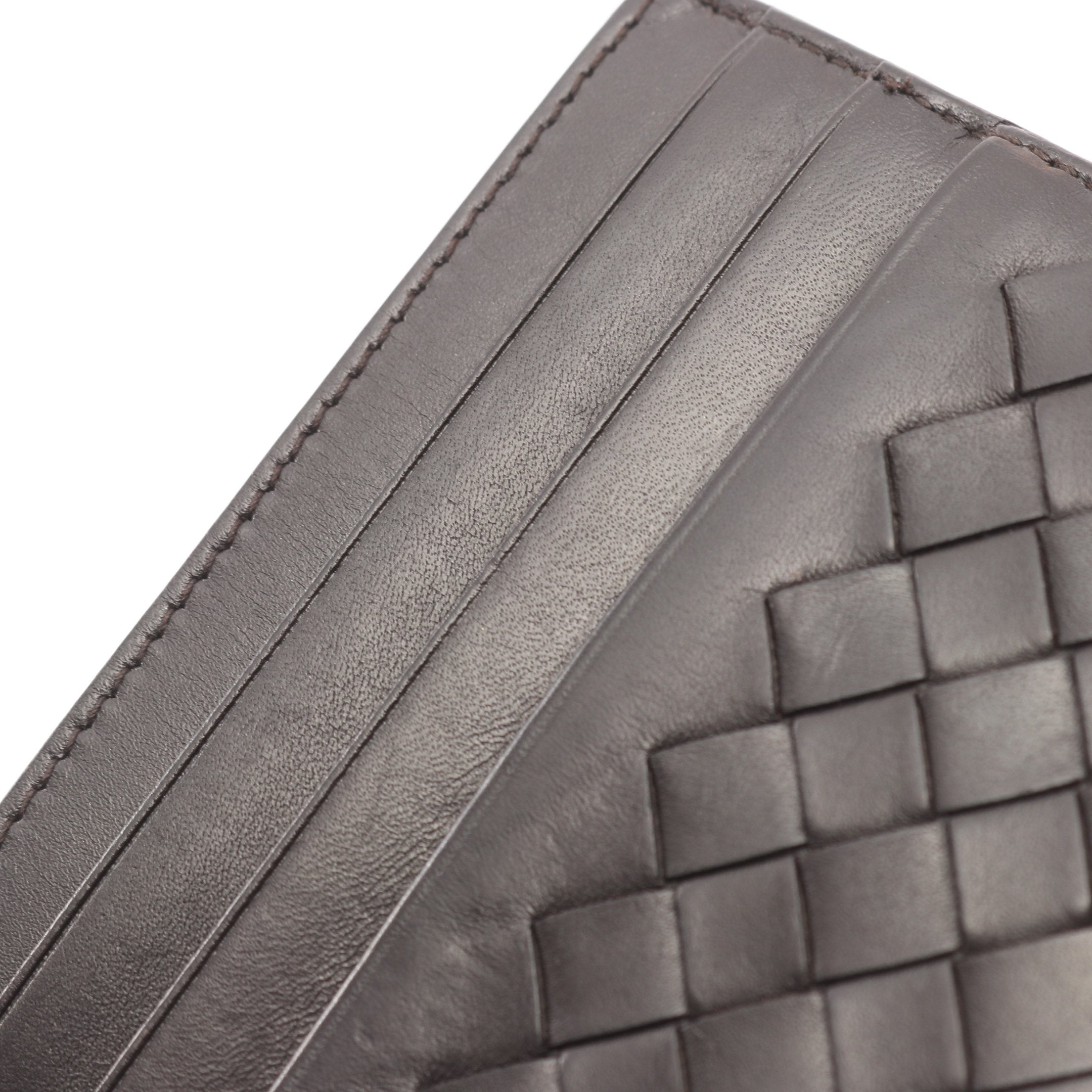 イントレチャート カードケース レザー ダークブラウン ボッテガ