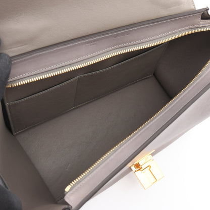 トラペーズ スモール ハンドバッグ レザー ネイビー グレー ブラック 2WAY セリーヌ バッグ CELINE
