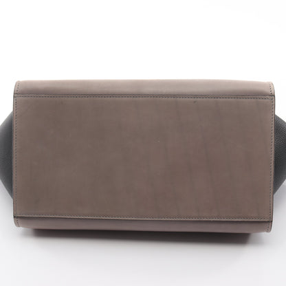 トラペーズ スモール ハンドバッグ レザー ネイビー グレー ブラック 2WAY セリーヌ バッグ CELINE