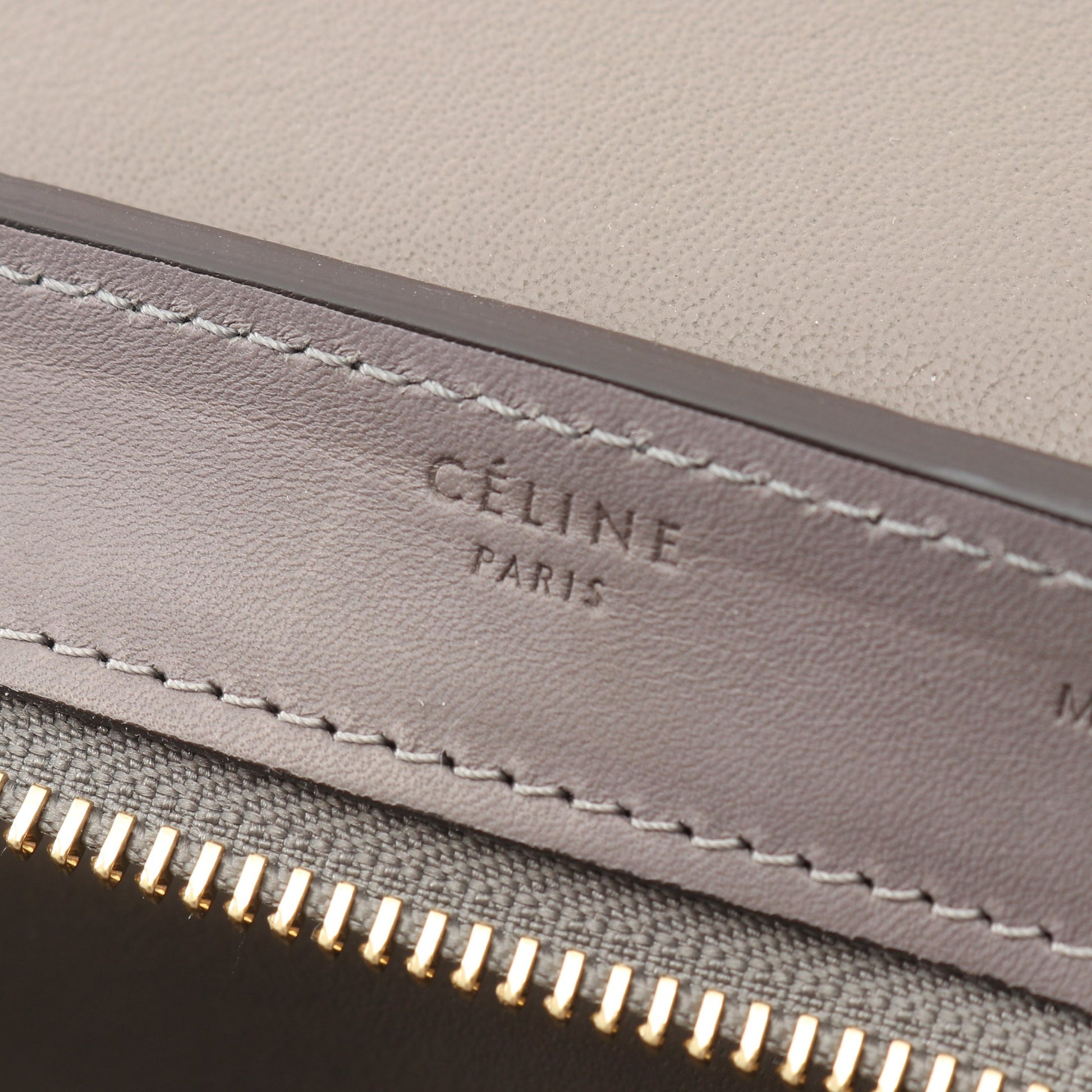 トラペーズ スモール ハンドバッグ レザー ネイビー グレー ブラック 2WAY セリーヌ バッグ CELINE