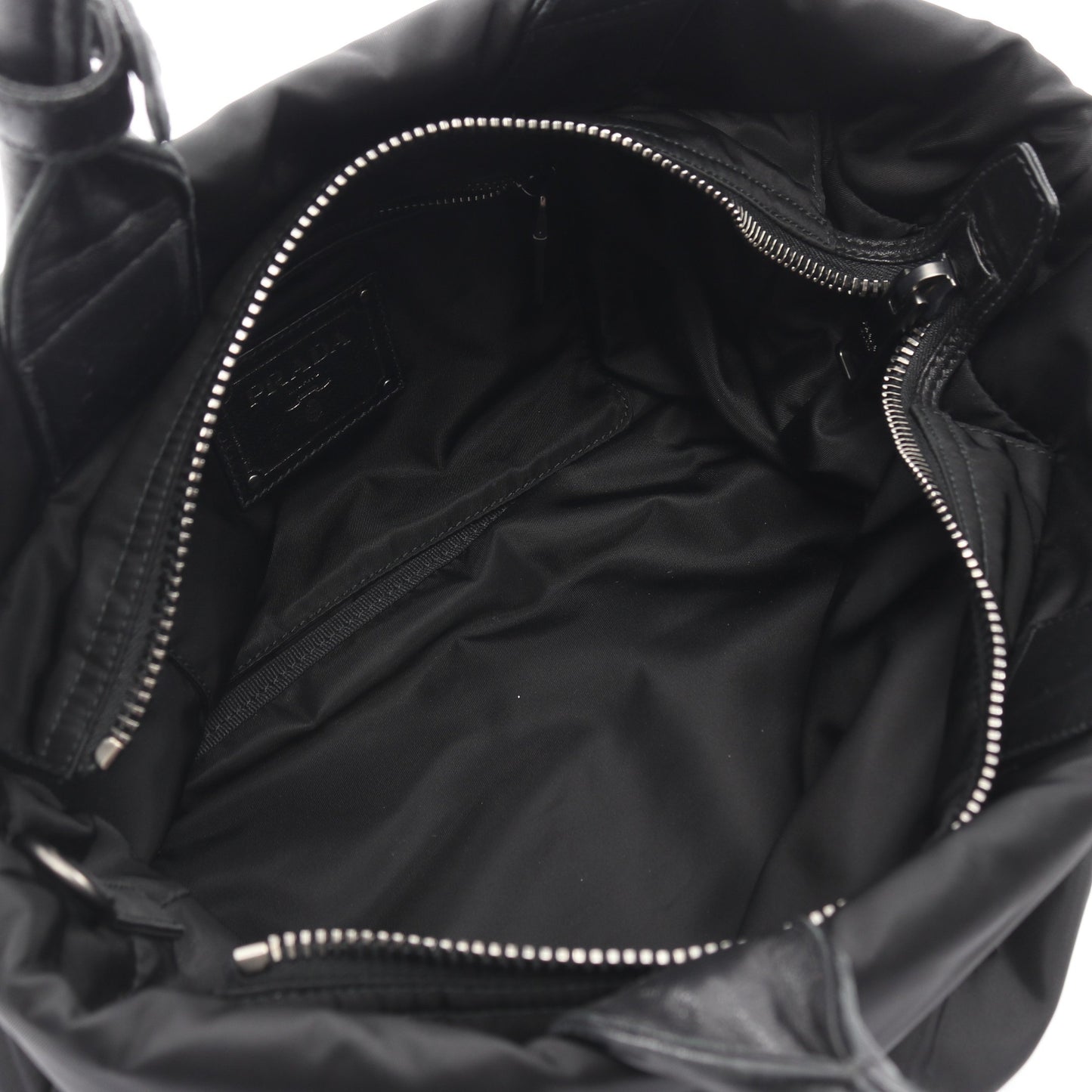 ハンドバッグ ナイロン レザー ブラック 2WAY プラダ バッグ PRADA