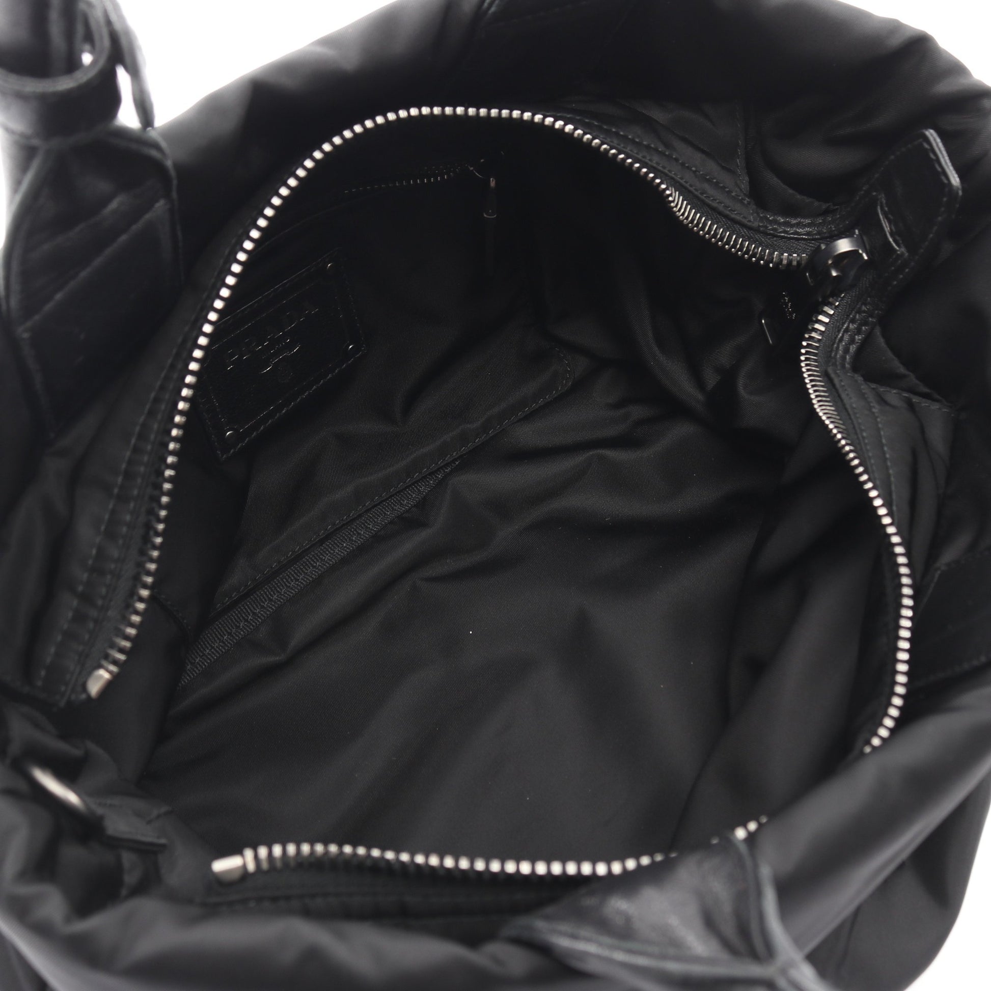 ハンドバッグ ナイロン レザー ブラック 2WAY プラダ バッグ PRADA