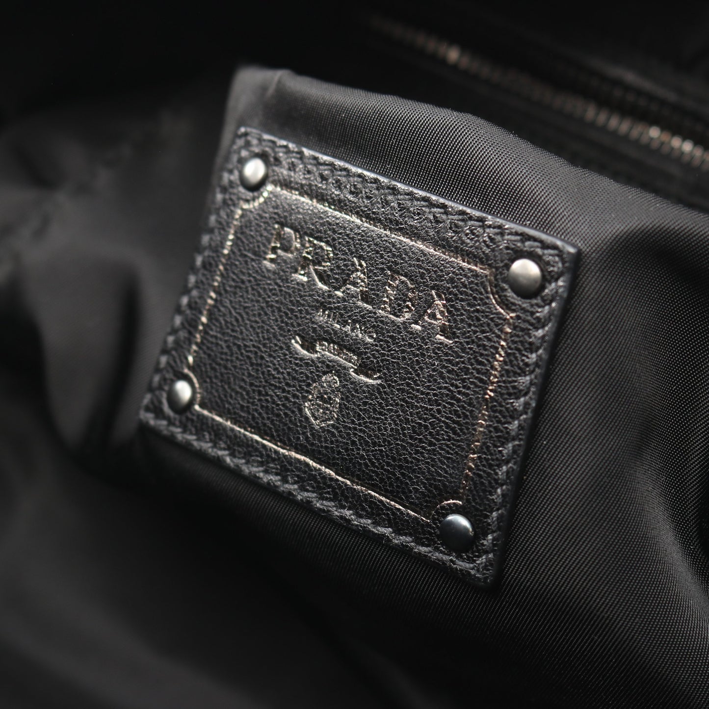 ハンドバッグ ナイロン レザー ブラック 2WAY プラダ バッグ PRADA