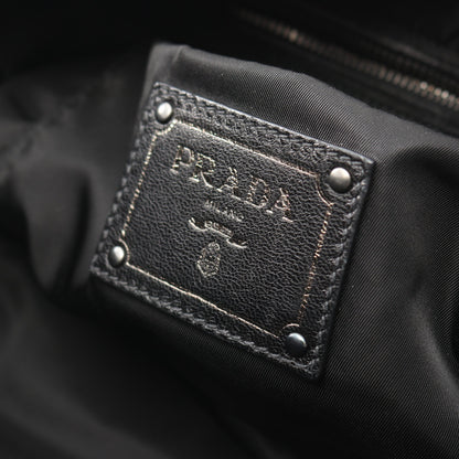 ハンドバッグ ナイロン レザー ブラック 2WAY プラダ バッグ PRADA