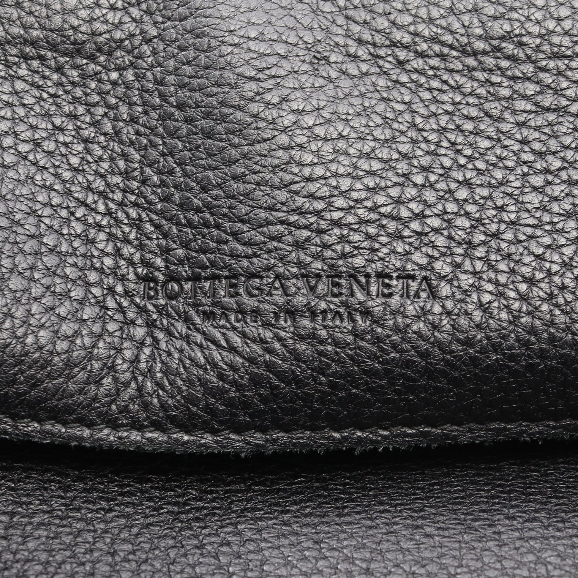 イントレチャート ハンドバッグ トートバッグ レザー ブラック ボッテガヴェネタ バッグ BOTTEGA VENETA