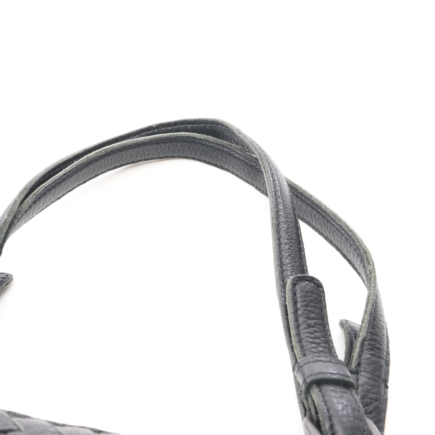 イントレチャート ハンドバッグ トートバッグ レザー ブラック ボッテガヴェネタ バッグ BOTTEGA VENETA