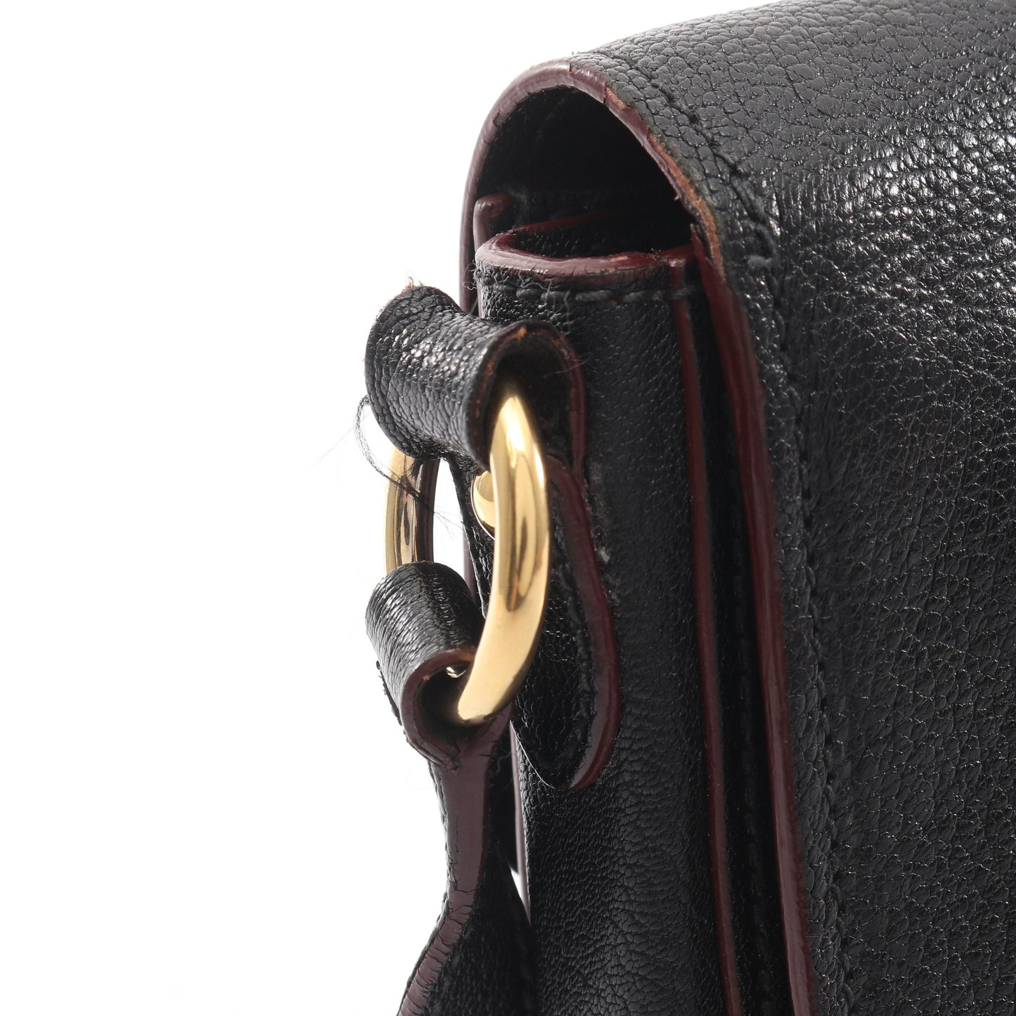 MADRAS BICOLORE マドラス ショルダーバッグ レザー ブラック ミュウミュウ バッグ miu miu