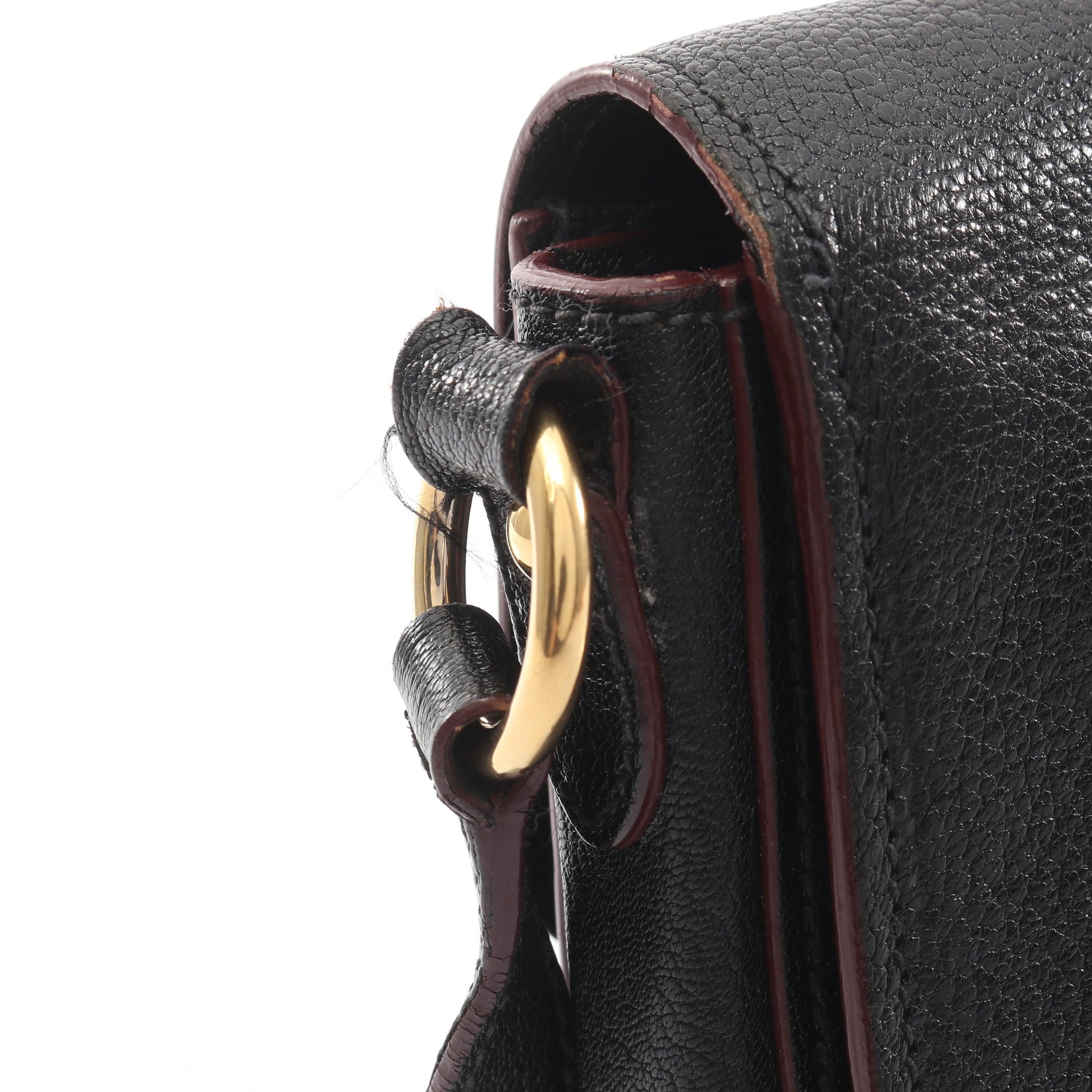 MADRAS BICOLORE マドラス ショルダーバッグ レザー ブラック ミュウミュウ バッグ miu miu