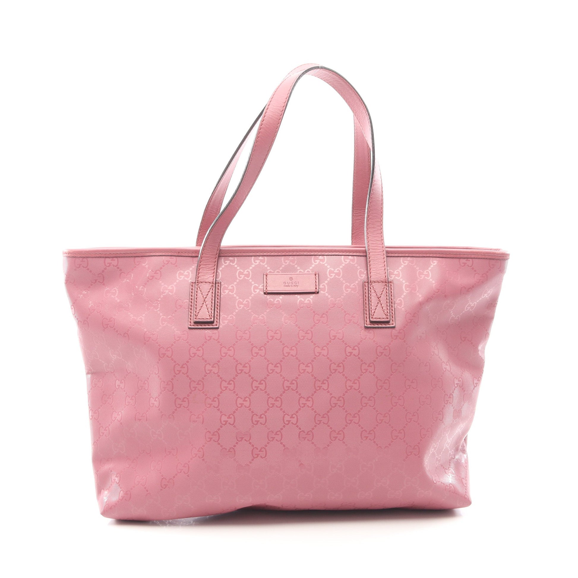GGインプリメ ショルダーバッグ トートバッグ PVC レザー ピンクパープル グッチ バッグ GUCCI